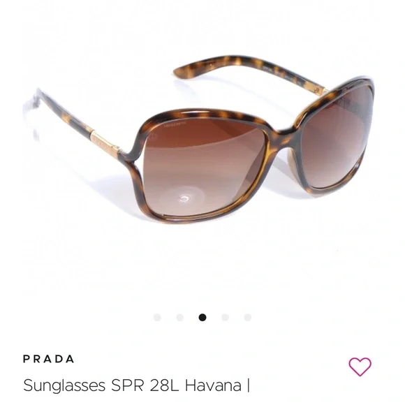 PRADA Sunglasses, SPR 28L Havana, Excellent Condition - Picture 6 of 8